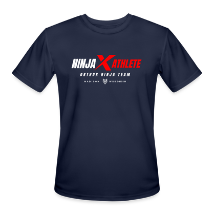 Ninja Team - Men’s Moisture Wicking Performance T-Shirt - navy