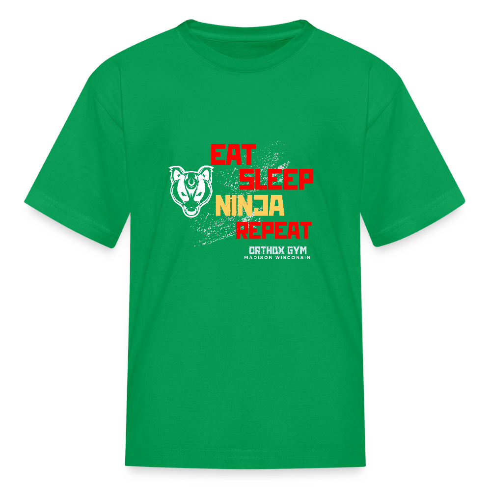 Ninja Life - Kids' T-Shirt - kelly green