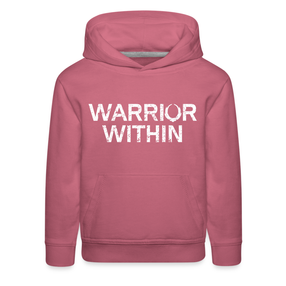 Warrior Within - 'The Obstacle is the Way'  Kids‘ Premium Hoodie - mauve