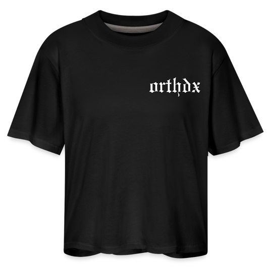 ORTHDX Icon - Women's Boxy Tee - black