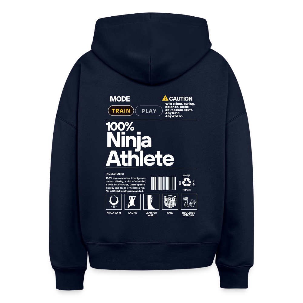 100% Ninja Athlete - Women's Organic Hoodie - french navy