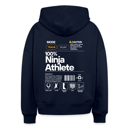 100% Ninja Athlete - Women's Organic Hoodie - french navy