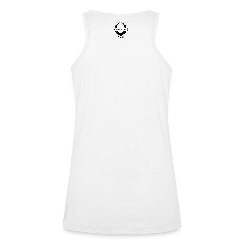 The Obstacle is the Way -  Soft Racerneck Tank - white