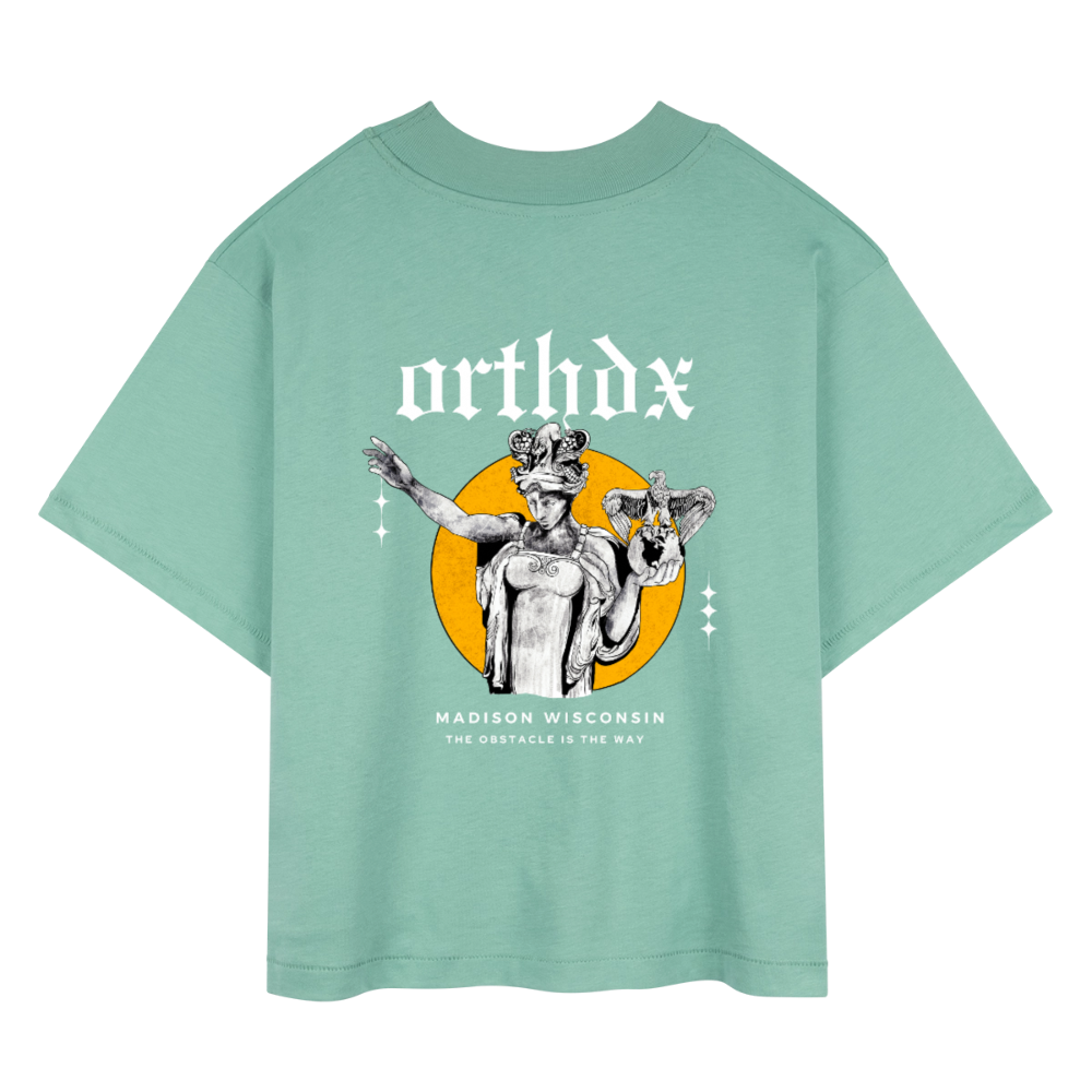 ORTHDX Icon - Women's Boxy Tee - saltwater