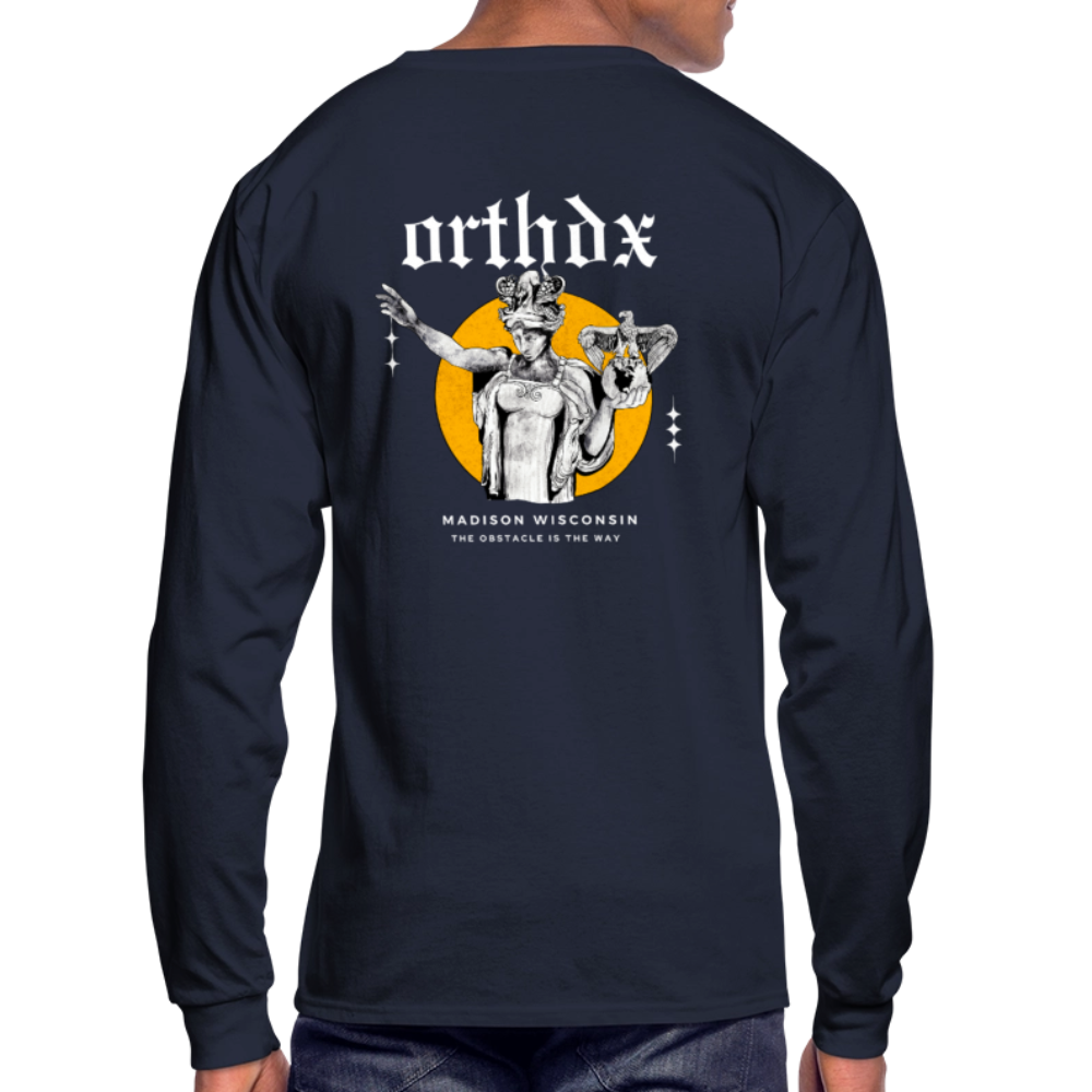 ORTHDX Icon - Men's Long Sleeve T-Shirt - navy
