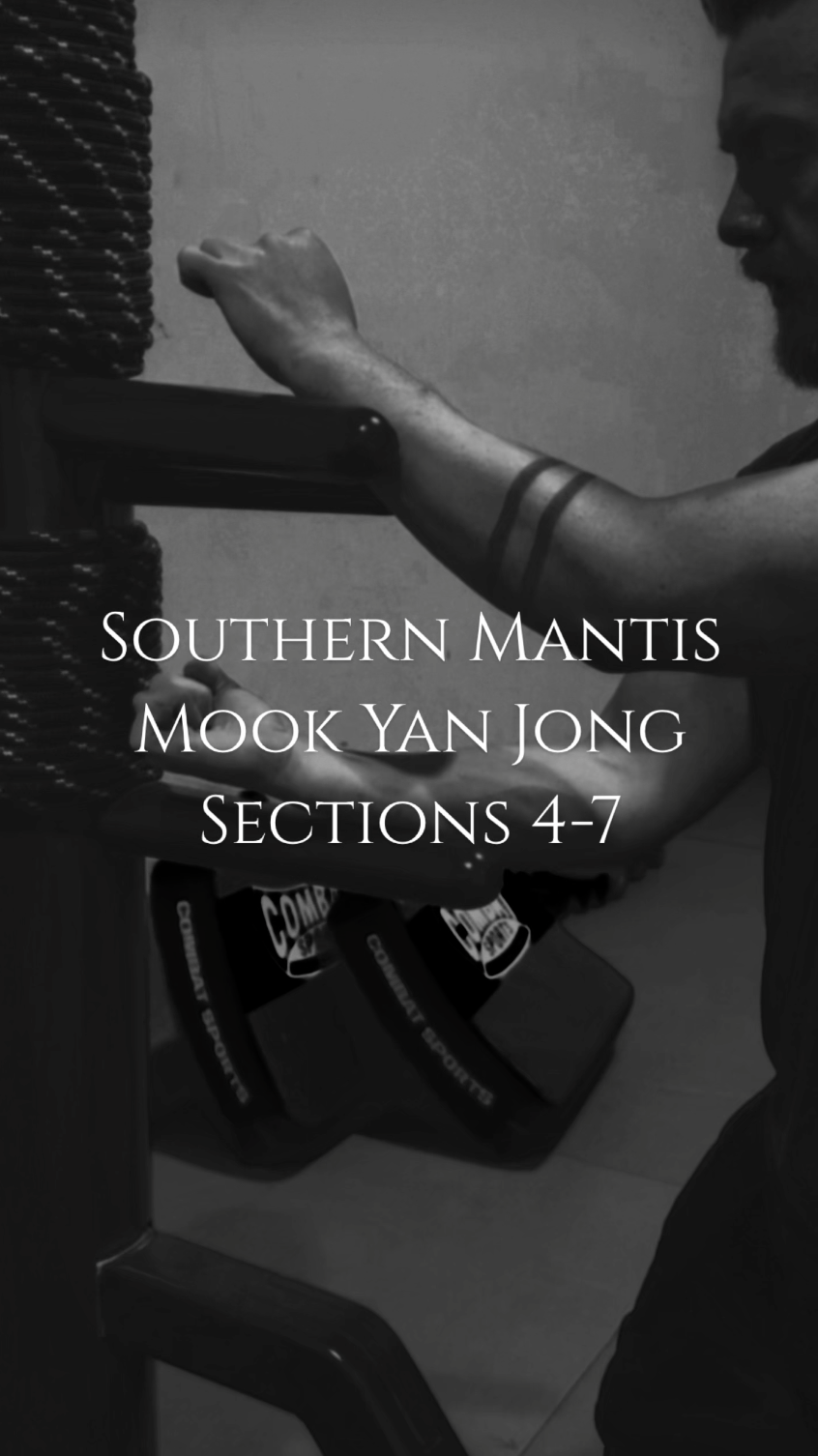 Southern Mantis Wooden Dummy Sections 4-7