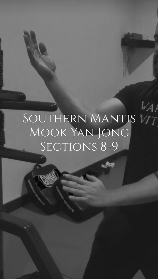 Southern Mantis Wooden Dummy Sections 8-9