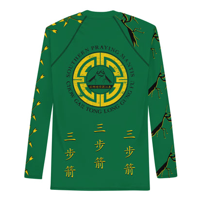 Chow Gar Rash Guard (Green Yellow Black)