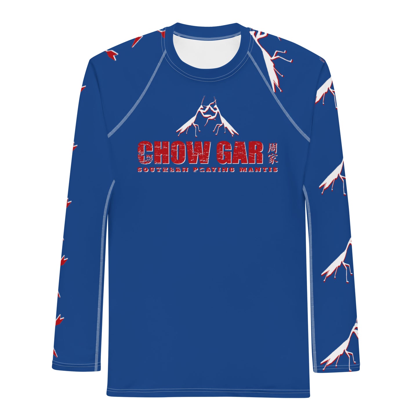 Chow Gar Rash Guard (Blue Red White)