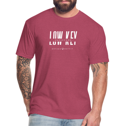 Low Key Hard Core Shirt - heather burgundy