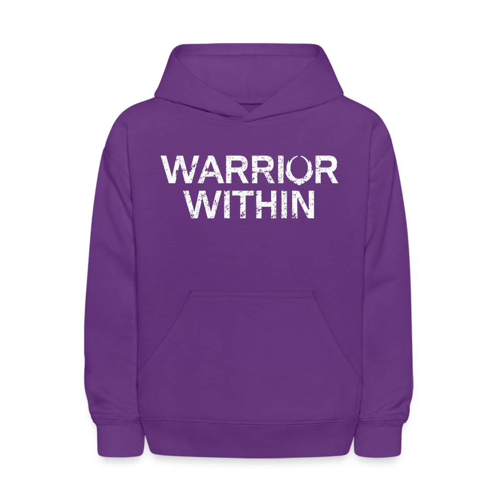 Warrior Within - Ninja Warrior Kids' Hoodie - purple