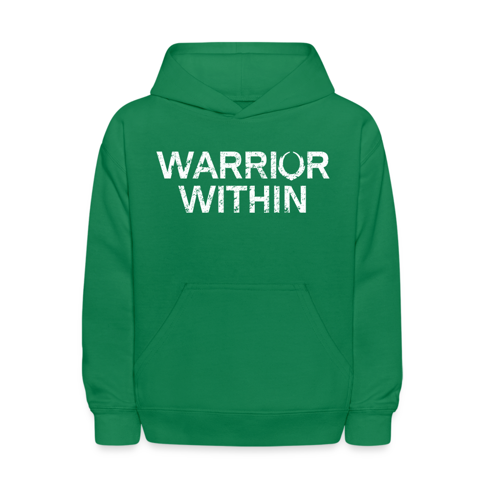 Warrior Within - Ninja Warrior Kids' Hoodie - kelly green