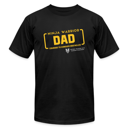 Ninja Warrior Dad - Jersey T-Shirt by Bella + Canvas - black