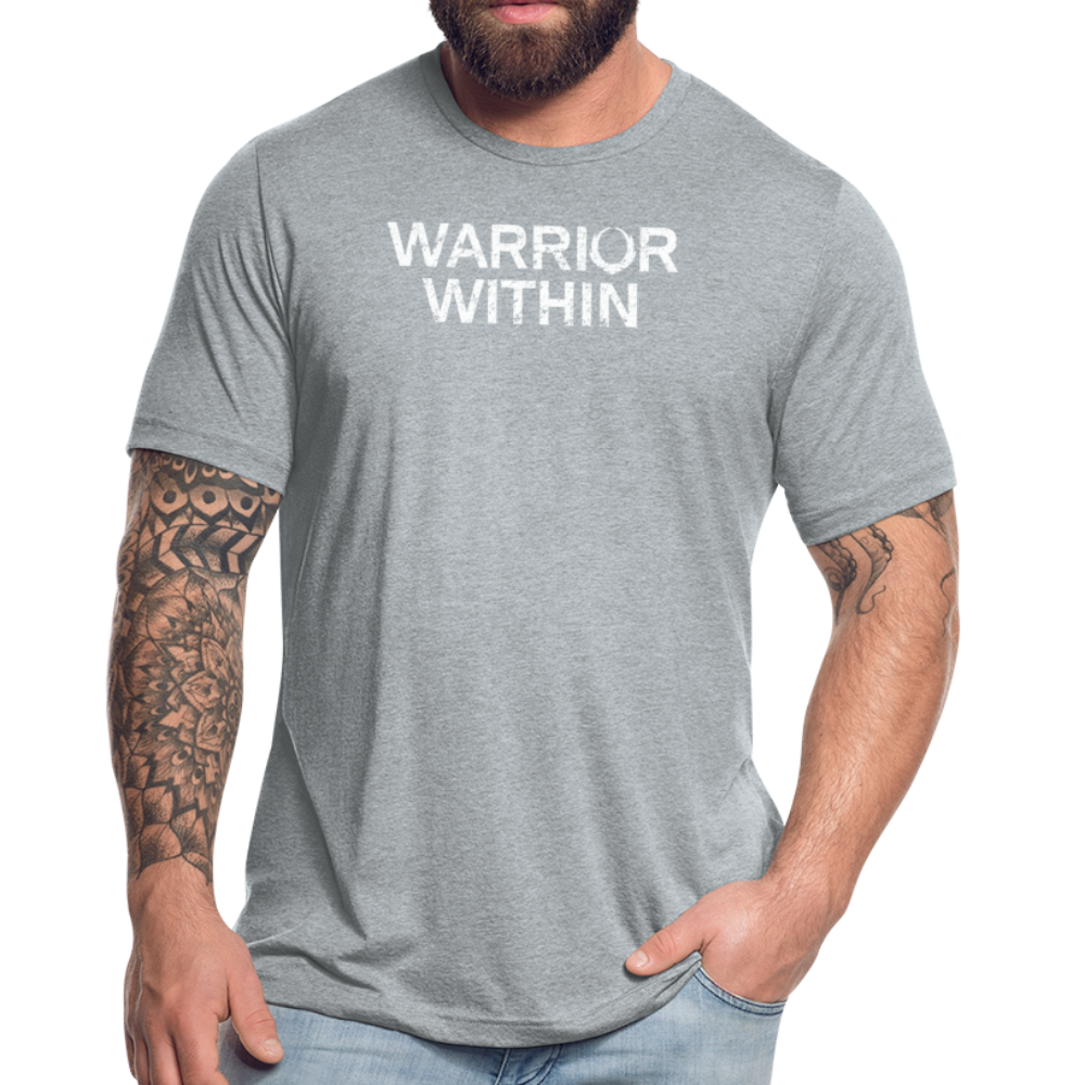 WARRIOR WITHIN Unisex Tri-Blend T-Shirt - heather gray