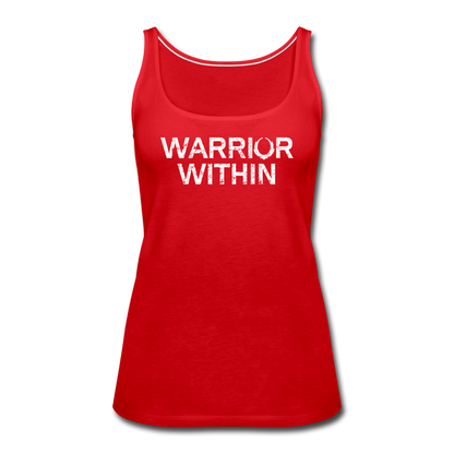 Warrior Within - Women’s Tank Top - red