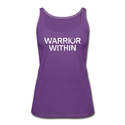 Warrior Within - Women’s Tank Top - purple