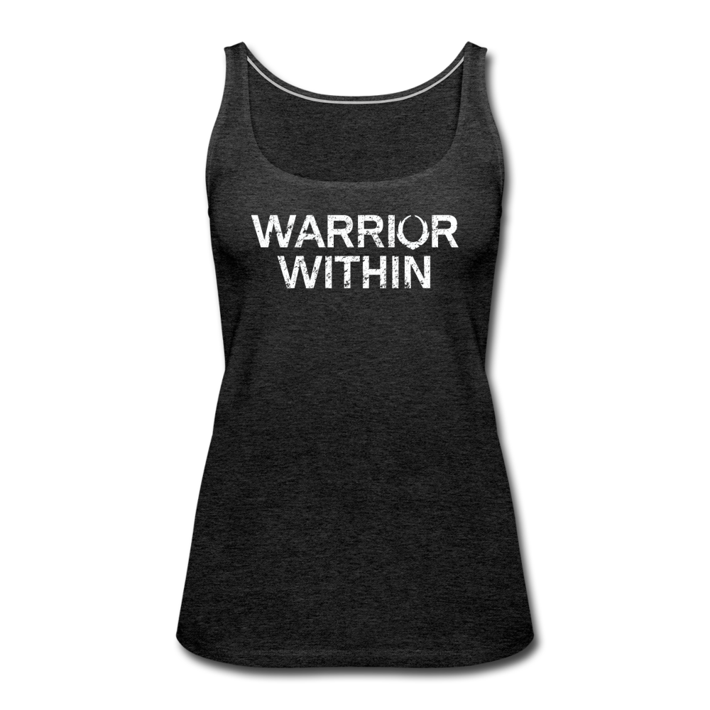 Warrior Within - Women’s Tank Top - charcoal gray