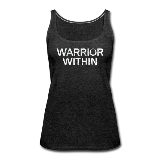 Warrior Within - Women’s Tank Top - charcoal gray