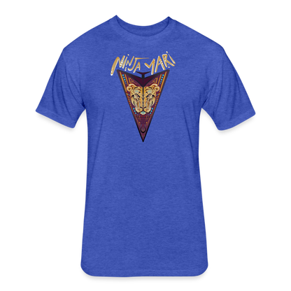 Ninja Yari - Men's Fitted T-Shirt - heather royal
