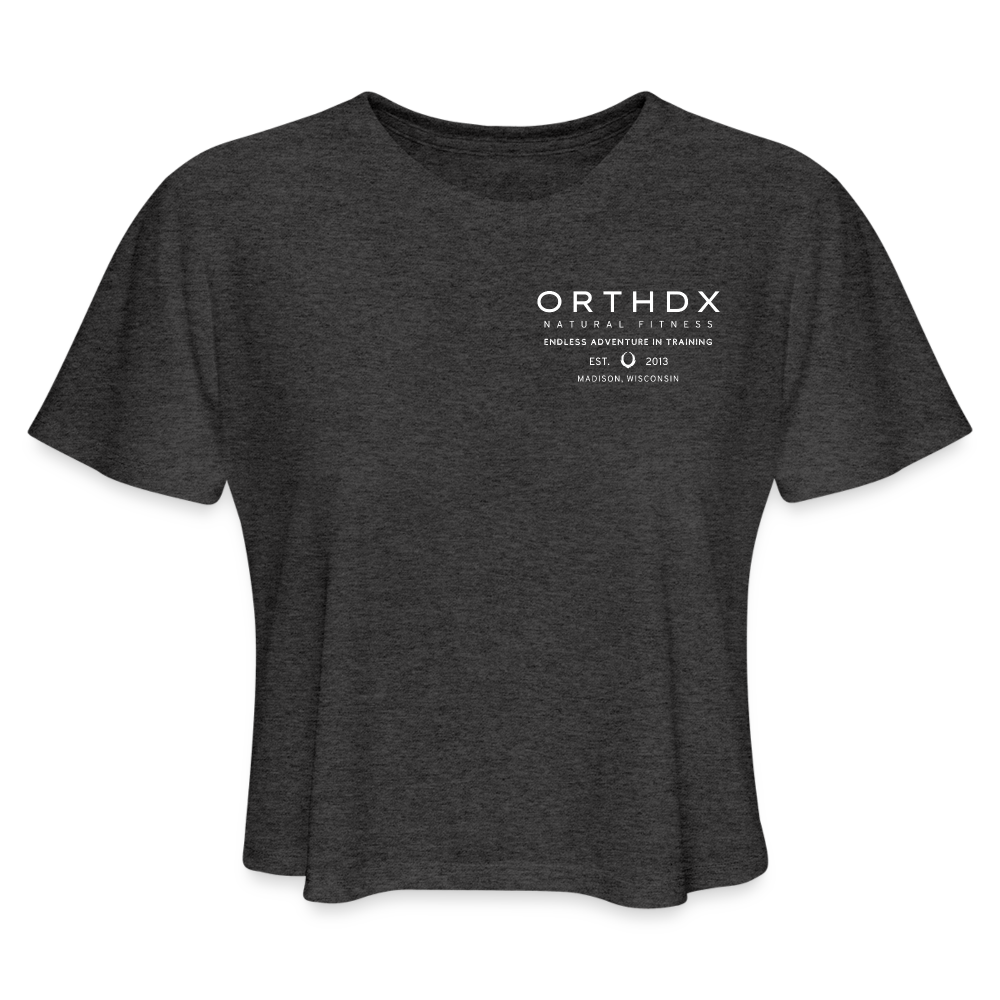 CLASSIC ORTHDX - Women's Cropped T-Shirt - deep heather