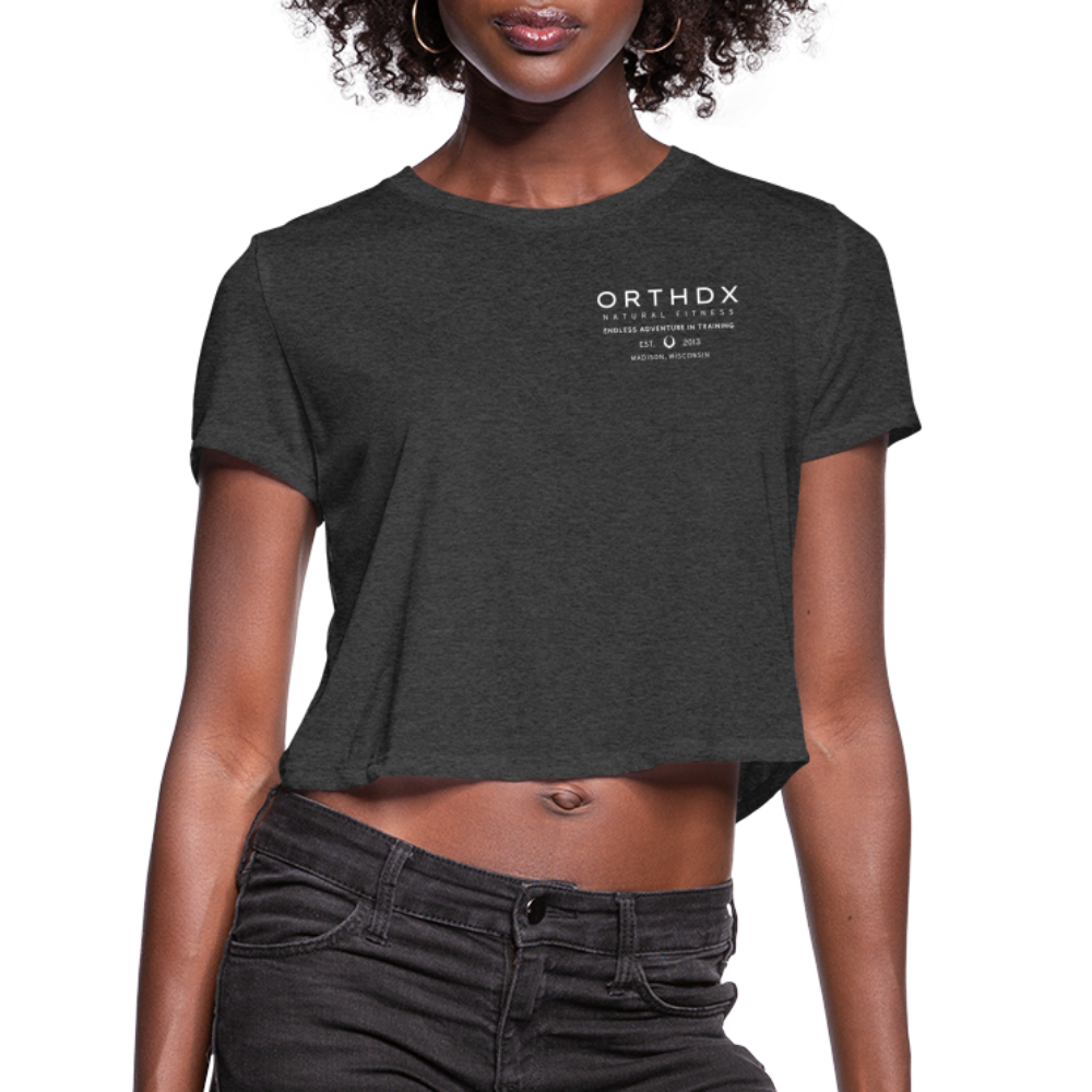 CLASSIC ORTHDX - Women's Cropped T-Shirt - deep heather