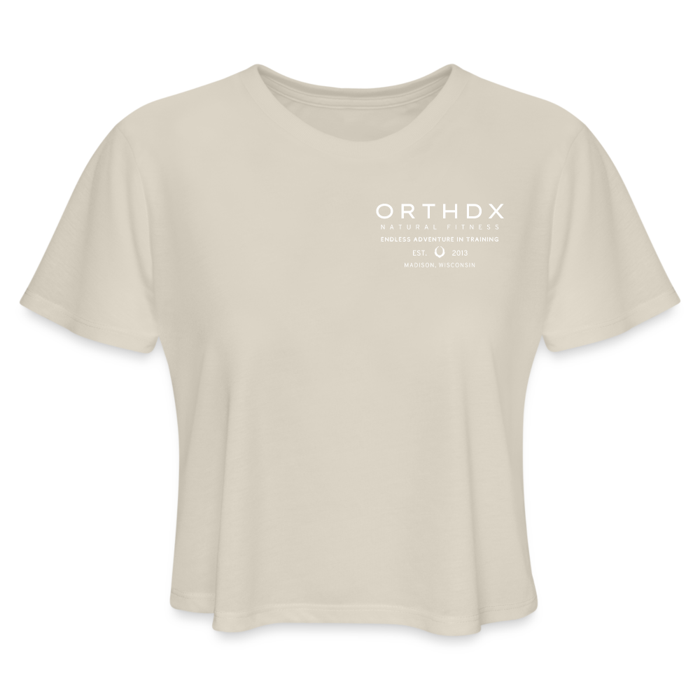 CLASSIC ORTHDX - Women's Cropped T-Shirt - dust