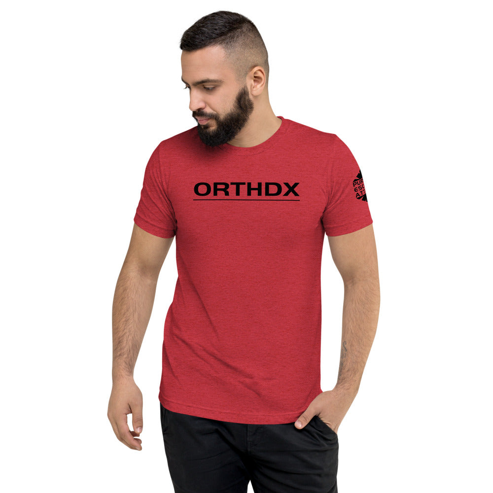 ORTHDX Tri-Blend T-Shirt (Black Letter)