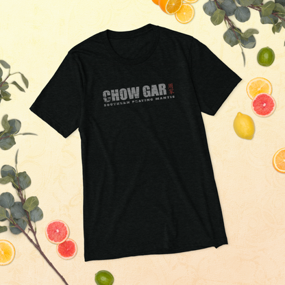 Southern Mantis Chow Gar T-Shirt (Grey Letter/Logo)