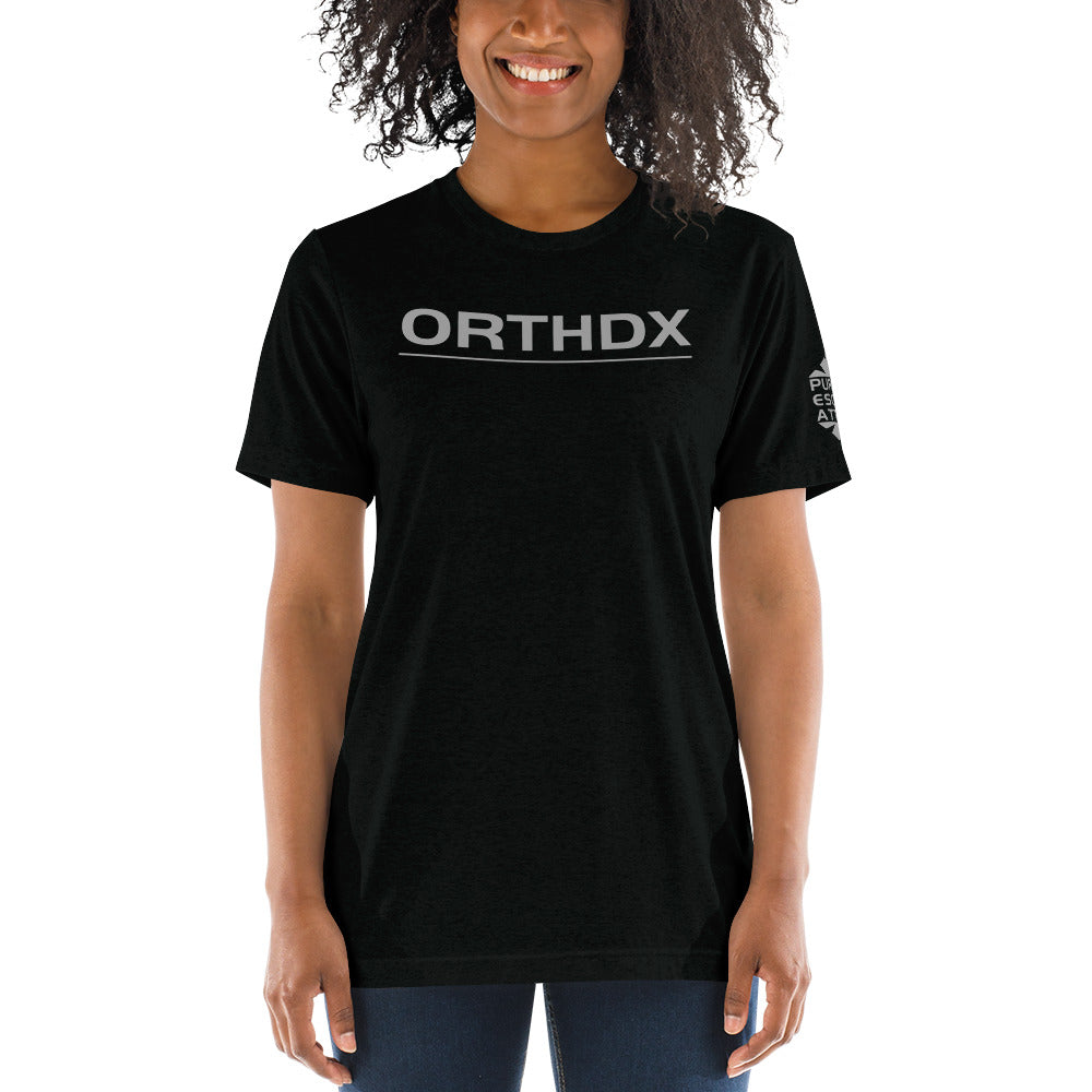 ORTHDX Tri-Blend T-Shirt (Grey Letter)